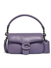 Coach Pillow Tabby 18 Leather Shoulder Bag In Purple