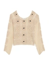 SANDRO RIO CROCHET KNIT SWEATER,400008029137