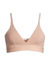 Skin Hadlee Organic Cotton Bralette In Macadamia