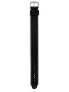 Tom Ford Classic Leather Watch Strap In Black