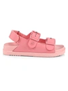 Gucci Gg Rubber Sandals In Pink