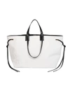 Isabel Marant Wydra Logo Tote In White