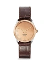 TOM FORD MEN'S 18K ROSE GOLD, STAINLESS STEEL & ALLIGATOR LEATHER-STRAP WATCH,400013537453