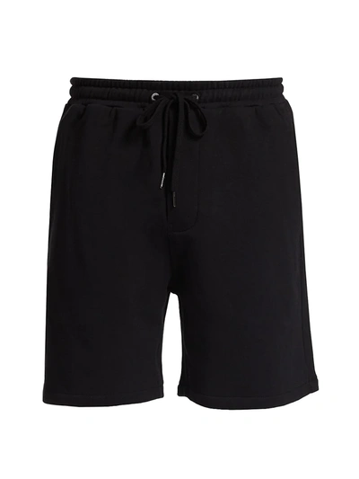 Ksubi 4 X 4 Lofi Track Regular-fit Cotton Shorts In Black