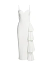 Chiara Boni La Petite Robe Gussie Tiered Ruffle Midi Dress In White