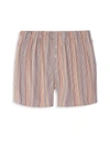 Paul Smith Rainbow Stripe-print Cotton-poplin Boxer Shorts In Multi