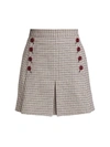 SEE BY CHLOÉ PLAID TAILORING SKIRT,400014263175