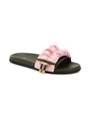 FENDI VERTIGO SATIN SLIDES,400014272084