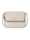 Kate Spade Run Around Leather Crossbody Bag In Warm Taupe