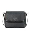 Kate Spade Run Around Leather Crossbody Bag In Black