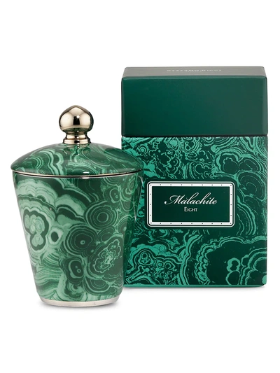 Stefano Ricci 8 Malachite Porcelain Scented Candle