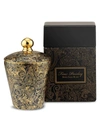 STEFANO RICCI MULTICOLOR PAISLEY ROYAL EAGLE BLACK CANDLE,400014514305