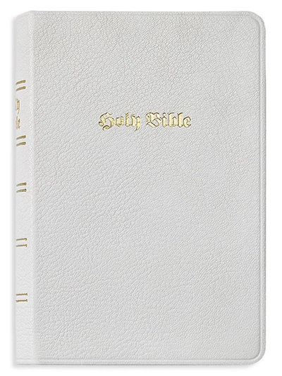 Graphic Image Holy Bible In White