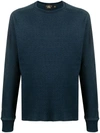 Rrl Jacquard-knit Jumper In Blau