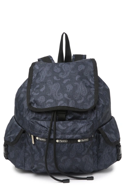 Lesportsac Medium Wayfarer Backpack In Paisley Blues
