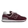 New Balance Women's 574 Core In Red/white