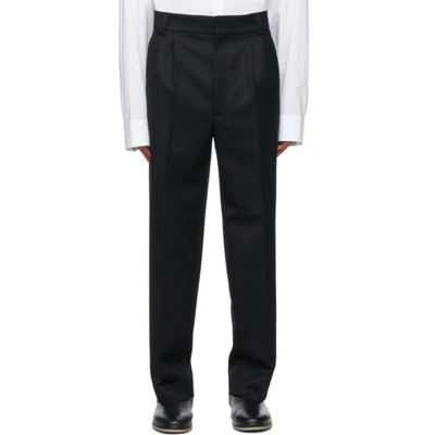 Fear Of God Black Wool Double Pleated Trousers