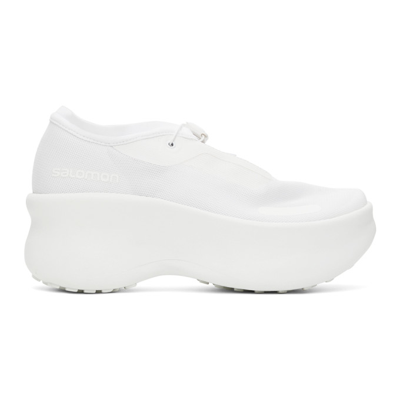 Comme Des Garçons White Salomon Edition 'sense Feel' Sneakers