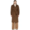Max Mara 101801 Icon Wool And Cashmere Coat In 010 Tobacco