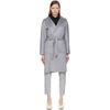 Max Mara Lilia Double-face Cashmere Coat In Grey