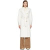 Max Mara Madame Double-breasted Wool And Cashmere-blend Coat In White