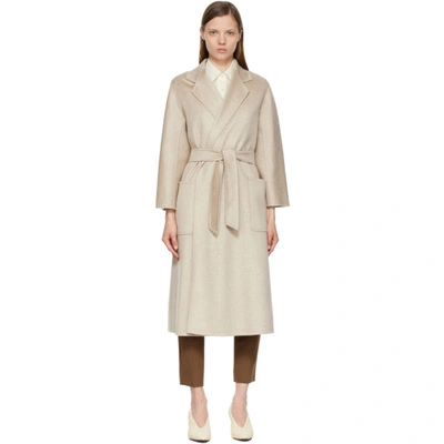 Max Mara Cashmere Labbro Coat In Beige