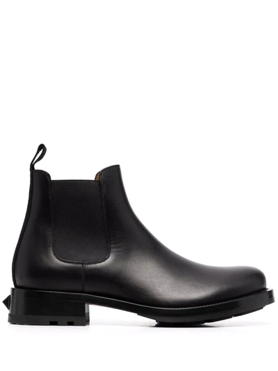 VALENTINO GARAVANI ROMAN STUD ANKLE BOOTS