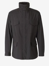 Loro Piana Windmate Storm System Travel Jacket In Onyx