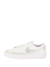 Nike Kids' Blazer Low 77 Casual Sneakers From Finish Line In Platinum Tint,light Violet,white,metallic Silver