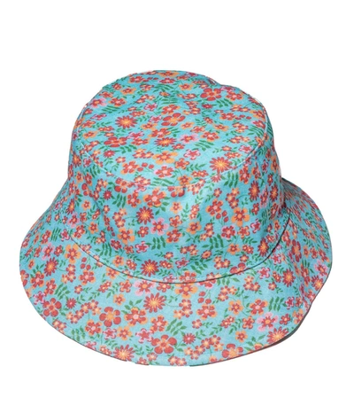 Lele Sadoughi Lele X Solid & Striped Ditsy Floral Bucket Hat In Multi