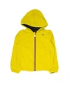 K-way Teen Jacques Hooded Jacket In Yellow