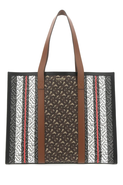 Burberry Shopping Bag In Brown