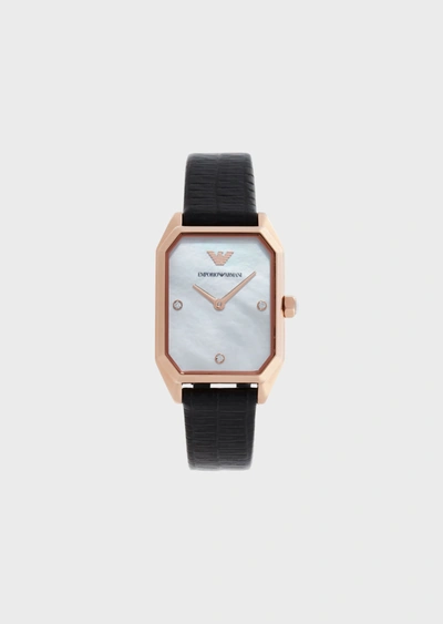 Emporio Armani Leather Strap Watches - Item 50255503