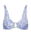 Melissa Odabash Bel Air Paisley-print Bikini Top In Nocolor