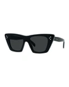 Celine Acetate Butterfly Sunglasses In 55b Havana Smoke
