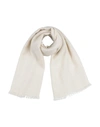 Brunello Cucinelli Scarves In Ivory