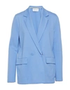 Harris Wharf London Suit Jackets In Pastel Blue