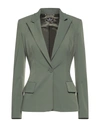 Elisabetta Franchi Suit Jackets In Military Green
