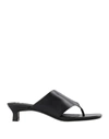 E8 BY MIISTA E8 BY MIISTA CHRISTY STRETCH WOMAN TOE STRAP SANDALS BLACK SIZE 8.5 SYNTHETIC FIBERS,17074487AG 5