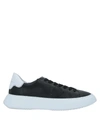 Philippe Model Temple Veau Laced Sneakers In Black