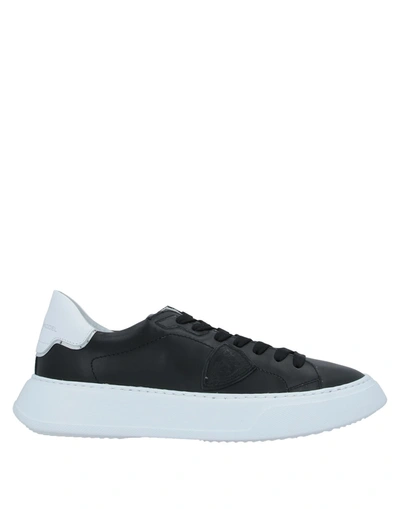 Philippe Model Sneakers In Black