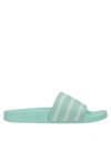 Adidas Originals Adidas Men's Originals Adilette Print Slide Sandals In Light Green