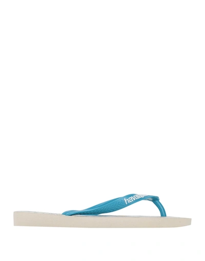 Havaianas Toe Strap Sandals In Blue