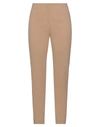 LES COPAINS LES COPAINS WOMAN PANTS CAMEL SIZE 12 COTTON, POLYAMIDE, ELASTANE, POLYESTER,13588581ST 4