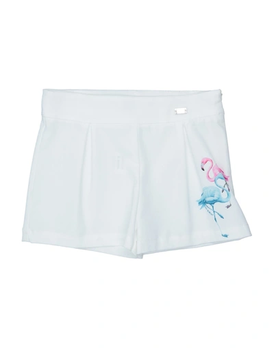 Byblos Kids'  Toddler Girl Shorts & Bermuda Shorts White Size 3 Polyester, Elastane