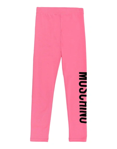 Moschino Teen Kids' Leggings In Pink