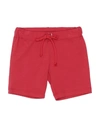 Le Bebé Newborn Boy Shorts & Bermuda Shorts Red Size 3 Cotton, Elastane In Red