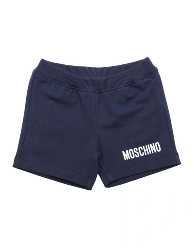 Moschino Baby Shorts In Dark Blue