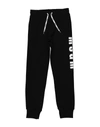 Msgm Teen Slogan-print Track Pants In Black