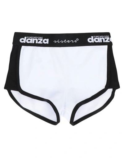 Dimensione Danza Sisters Kids' Dimensione Danza Fleece Shorts Infant Girl Toddler Girl Shorts & Bermuda Shorts White Size 7 Cotton,